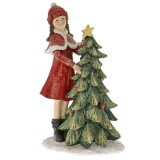 Figurina Xmas Girl 12 cm x 21 cm