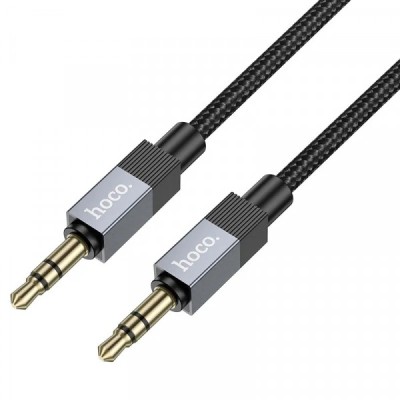 Cablu Audio 3.5mm - 3.5mm HOCO UPA32, 1m, Negru foto
