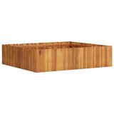 Strat &icirc;nălțat de grădină, 100x100x25 cm, lemn masiv de acacia