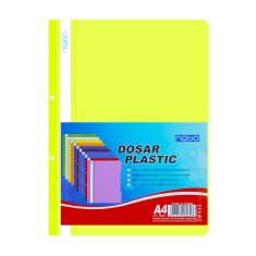 Dosar Plastic A4 - Galben, 7Toys