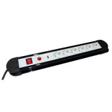 Prelungitor cu protectie la supratensiune elSales ELS-P6P3 , 6 prize , lungime 3 metri , 3500 W , 250 V ,