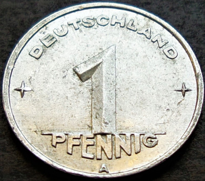 Moneda 1 PFENNIG RDG - GERMANIA DEMOCRATA, anul 1950 *cod 174 foto