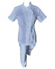 Costum Medical Pe Stil, Albastru deschis, Model Andreea - XS, 4XL