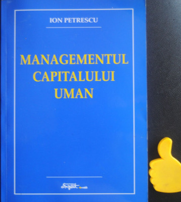 Managementul capitalului uman Ion Petrescu foto