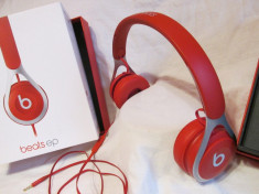 Casti audio On-ear Beats EP by Dr. Dre,originali, editia Red foto