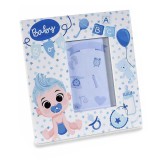 Cumpara ieftin Rama foto masa ceramica multicolora Baby cm 12 x 12,5 H, 5 x 7,5 H