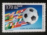 ANDORA franceza 1994. Fotbal Cupa Mondială USA &#039; 94 serie 1v neștampilat