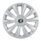 Set 4 Capace Roti, potrivite jantelor de R16, pentru Skoda, model delta cromat