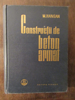 CONSTRUCȚII DE BETON ARMAT-M.HANGAN foto