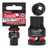 Cheie tubulara de impact in 6 puncte 1 / 2&quot;, 11 mm, Tvardy T00210-11