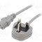 Cablu 3x1mm2 BS 1363 (G) IEC C13 mamă 3m gri 3A LIAN DUNG