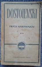 Dostoievski - Fratii Karamazov vol. II, 1964, 616 pag, stare buna