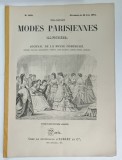 LES MODES PARISIENNES ILLUSTREES , JOURNAL DE LA BONNE COMPAGNIE , NO. 1495 , 1872