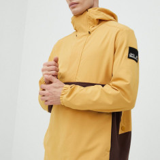 Jack Wolfskin geaca barbati, culoarea galben, de tranzitie