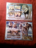 2 Blocuri Burkina Faso 2019 - Fauna - LEI, stampilat