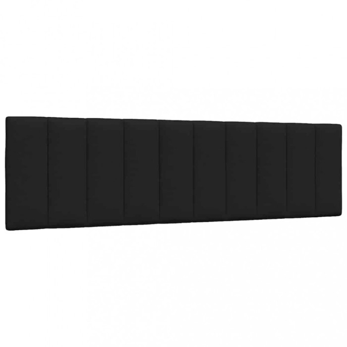 Gossi perna pentru tablie de pat, negru, 180 cm, material textil