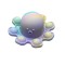 Jucarie antistres din silicon, flippy&Acirc;&reg;, pop it now and flip it, caracatita reversibila, multicolor, v6