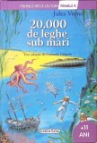 20.000 de leghe sub mari - Jules Verne - Carte pentru copii, Povesti, Editura Girasol, Coperta Cartonata, Aventura