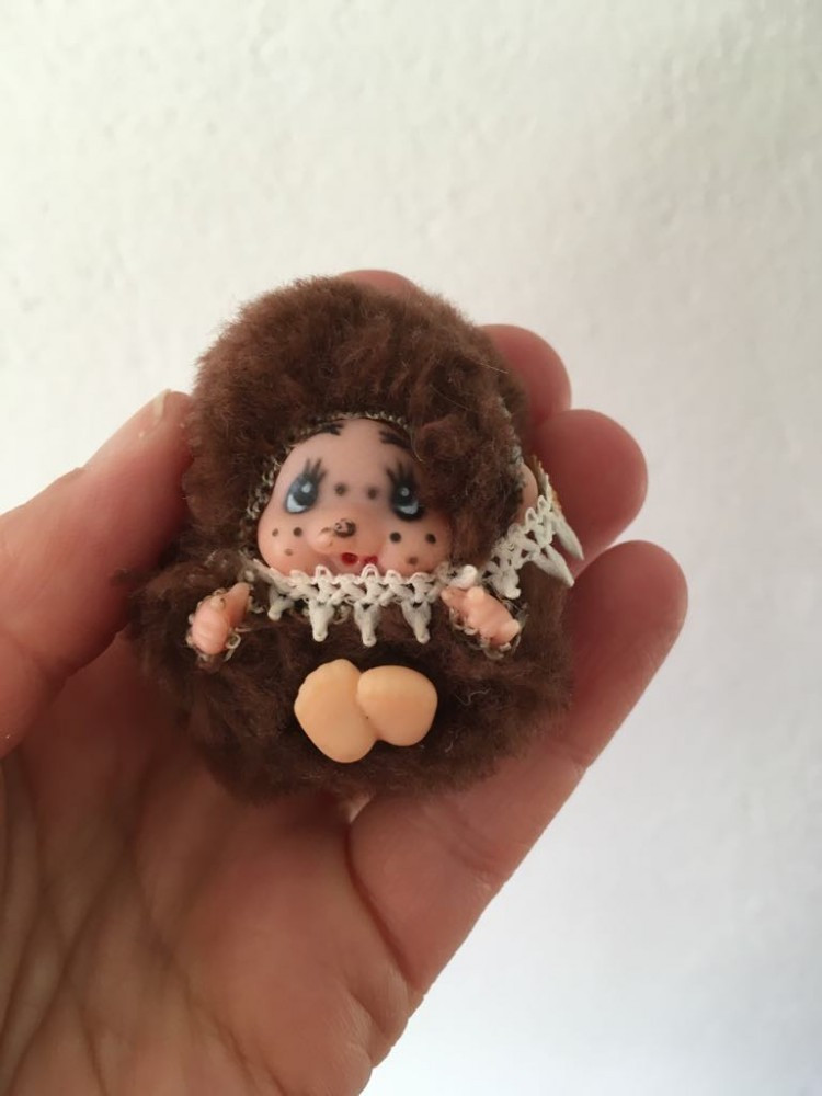 Monchhichi (kiki, Moncici) maimuta jucarie miniatura 4 cm | Okazii.ro