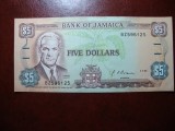 JAMAICA 5 DOLLARS 1991 XF