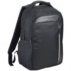 Rucsac Laptop RFID, Everestus, VT, 15.6 inch, 600D poliester cu PU accente de vinyl, negru, saculet si eticheta bagaj incluse foto