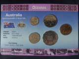 Seria completata monede - Australia 2005-2007 , 5 monede