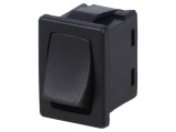 &Icirc;ntrerupător Basculant ON-OFF 6A/250V Negru