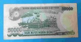 Bancnota veche Viet Nam 50000 Dong 1990 - RARA !!