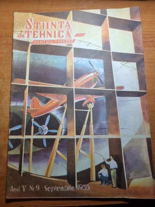 stiinta si tehnica pentru tineret septembrie 1953-strungul automat,aurel vlaicu