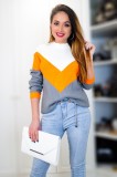 U748-1290 Bluza model tricotat, in trei culori