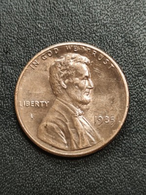 B 11 Moneda 1 Cent SUA 1985 foto