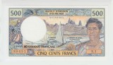 POLINEZIA FRANCEZA - 500 FRANCS 1970 , UNC , BEX1.75