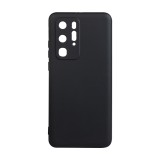 Husa Huawei telefon P 40 Pro, negru, tip back cover, material flexibil silicon + interior cu microfibra, &quot;SPPC-HU-P-40P-SLK&quot;, Spacer