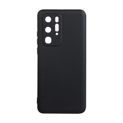 Husa Huawei telefon P 40 Pro, negru, tip back cover, material flexibil silicon + interior cu microfibra, &amp;quot;SPPC-HU-P-40P-SLK&amp;quot; foto
