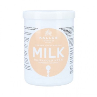 Mască de păr Kallos Milk Mask pentru &amp;icirc;ntărire cu efect hidratant 1000 ml foto