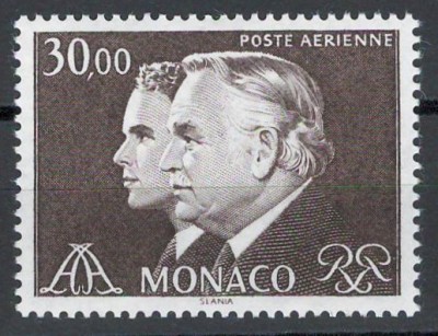 Monaco 1984 Mi 1672 MNH - Printul Rainier al III-lea și Printul Albert foto