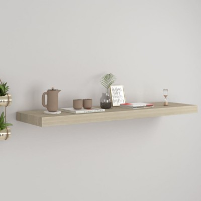 vidaXL Raft de perete suspendat, stejar, 90x23,5x3,8 cm, MDF 323880 foto
