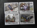 Sao Tome-Fauna wwf,pasari-serie completa,nestampilate MNH, Nestampilat