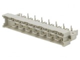 Soclu DIN 41612 tată 15 pini unghi 90&deg; cu &icirc;mpăm&acirc;ntare