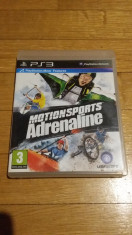 PS3 Motionsports Adrenaline compatibil Move - joc original Wadder foto