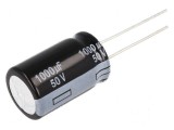 Condensator electrolitic low ESR THT 1000uF 50V 16x25mm