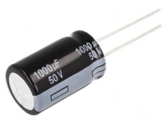 Condensator electrolitic low ESR THT 1000uF 50V 16x25mm