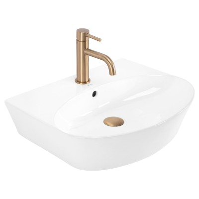 Lavoar ceramic pentru blat REA Kim 52 foto