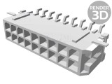 Conector MOLEX 43045-1809 Micro-Fit 3.0 SMT 18 pini 3mm tată cablu-placă