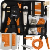 Tester cablu retea RJ45/RJ11 Bigstren, kit profesional 145 piese