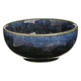 Bol Ceramic Albastru cu Glazură Reactivă pentru Sosuri și Dip, CMCLASS
