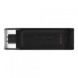 Memorie USB Kingston 64GB USB-C 3.2 Gen 1 DataTraveler 70, 64 GB