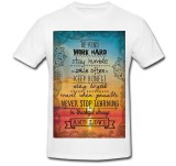 Cumpara ieftin Tricou &quot; Fii amabil. Munceste din greu! &quot;