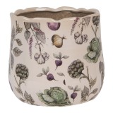 Cumpara ieftin Ghiveci flori ceramica multicolora Legume 18x16 cm