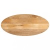 VidaXL Blat de masă oval, 140x50x2,5 cm, lemn masiv de mango 370845